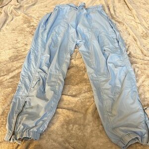 FP movement spring trekker snowbird blue cropped pants